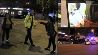 Bătaie cu pumni şi picioare la accident, după ce soţia şi-a prins soţul cu amanta în maşină (Video)