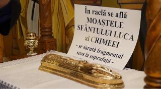 Moaştele Sfântului Luca au ajuns la o biserică din Sibiu