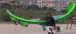Codul galben de vijelii, bucuria împătimiţilor de kite-surfing