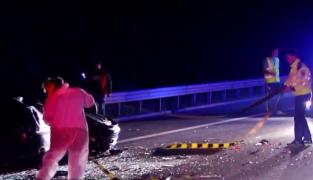 Sfârşit dramatic pentru o femeie, după două accidente consecutive pe autostradă (Video)