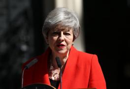 Momentul în care premierul britanic Theresa May își anunță demisia (Video)