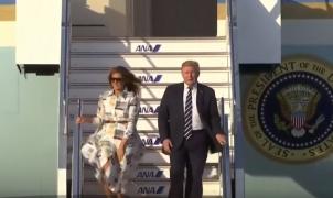 Soţii Trump au ajuns în Japonia pentru o vizită de patru zile (Video)