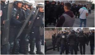 Românii, evacuaţi de trupele speciale franceze din secţia de votare de la Marseille (video)
