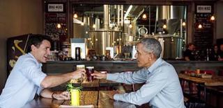 Barack Obama şi premierul canadian Justin Trudeau au rămas buni prieteni (Video)