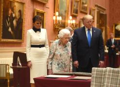 Prima zi a vizitei lui Donald Trump în Marea Britanie s-a încheiat cu un dineu grandios (Video)