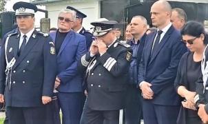 Şeful Poliţiei Române a plâns la înmormântarea poliţistului Cristian Amariei, ucis în misiune de interlopul Lepa (Video)