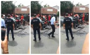 Accident mortal în Bucureşti, după ce un şofer a intrat cu maşina într-un autobuz (Video)