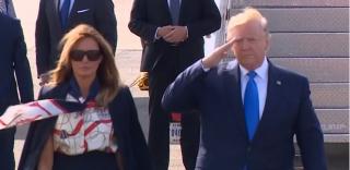 Melania Trump, parada modei în vizita din Marea Britanie (Video)