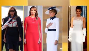 Ținuta de 165 de mii de dolari a Melaniei Trump, în vizorul jurnaliştilor (Video)