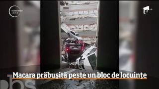 Macara prăbușită peste un bloc, în Dallas. Un mort și șase răniți