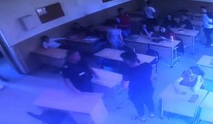 Video cu momentul în care un elev este bătut de un jandarm la liceu, în Giurgiu