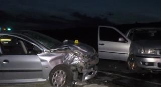 Accident cu două femei gravide, la Perșani, după ce un șofer a făcut o depășire periculoasă