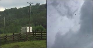 Cod Roşu de grindină la Hunedoara, bucăţi mari de gheaţă au făcut prăpăd în judeţ (Video)