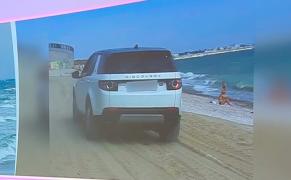 A revenit moda parcării mașinilor lângă șezlonguri