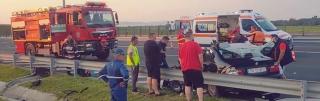 Şoferul care a produs accidentul mortal de pe Autostrada Vestului a fost reţinut