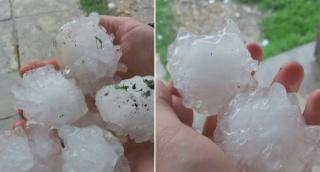 Grindina cât oul de găină a făcut prăpăd în Timiș. 11 județe, sub cod portocaliu de furtuni până luni