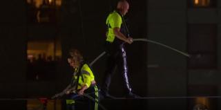 Doi fraţi, momente impresionante de acrobaţie la înălţime, în New York (Video)