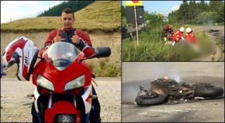 Tânăr militar mort în Pasul Tihuţa. Motocicleta i-a curmat lui Gabriel viaţa, în drum spre casă (Video)