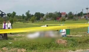 Criminal periculos fugar, după ce a ucis din senin un bărbat care se plimba prin parc, cu soţia (Video)