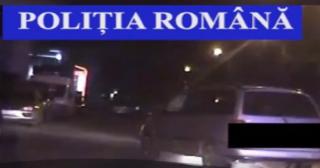 Urmărire cu focuri de armă în Focşani. Un şofer făcea slalom pe şosea