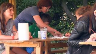 Joacă printre meșteșuguri, în tabara de vară de la Muzeul Etnografic din Cluj-Napoca