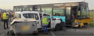 Accidentul de pe Otopeni, cercetat de ofiţerii de la Poliţia Transporturi