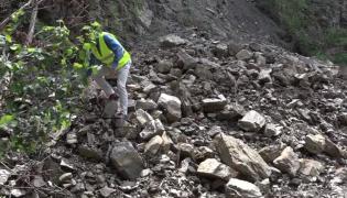 Drumului Judeţean 687, un pericol pentru şoferi şi localnici: "Mi-au căzut copacii pe casă, mi-au luat podul"