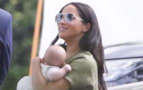 Archie, fiul prinţului Harry, a ieşit pentru prima dată în public