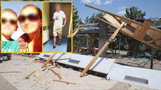 Românul care și-a pierdut soția și copilul în furtuna din Halkidiki s-a întors acasă, pentru înmormântare