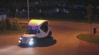 Mașina SF, cea mai nouă fiță la nuntă