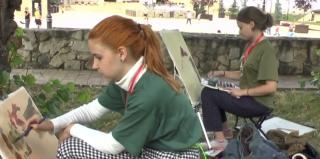 Zeci de copii din opt ţări au participat la Festivalul Internaţional de Arte Plastice din Piatra Neamţ
