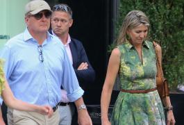 Regina Maxima a Olandei, la cumpărături în New York, alături de regele Willem-Alexander