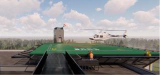 Cel mai modern heliport din țară, la Spitalul Universitar din Bucureşti