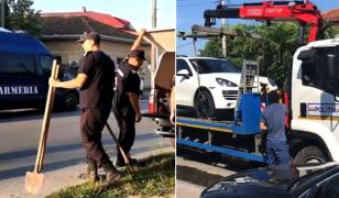 Poliţiştii şi pompierii sapă în grădina unui mafiot din Craiova cu afaceri în Mexic