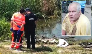 Scafandrii au găsit o valiză aruncată într-un lac de lângă casa criminalului în serie din Caracal