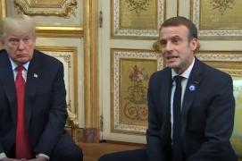 Preşedintele Donald Trump, atac dur la adresa lui Emmanuel Macron