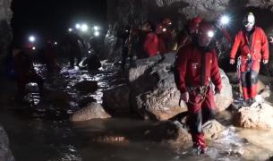 Operaţiune spectaculoasă în subteran, exerciţiu de salvare în Peştera Cetăţile Ponorului