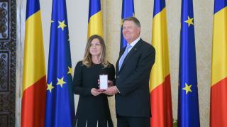 Emoții pentru Simona Halep, când a fost decorată cu Steaua României