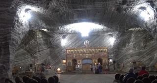 Salina de la Ocnele Mari, un adevărat oraş subteran