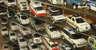 Polițist din Polonia, pasionat de mașinuțe de poliție