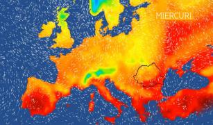 Vreme la extreme în România. De miercuri temperaturile scad cu peste 10 grade Celsius