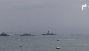 Demonstrații spectaculoase pe mare la Constanța, de Ziua Marinei