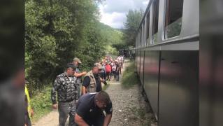 Mocăniţa din Maramureş a deraiat din nou, pentru a treia oară în doar câteva zile