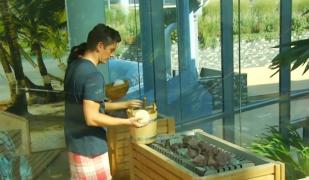 Valentin Butnaru învață tainele spa-ului. Cum s-a descurcat vedeta