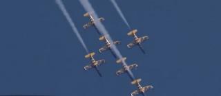 Piloţii de la BIAS, ultimul antrenament înainte de spectacolul aviatic de sâmbătă (Video)