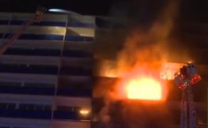 Incendiu puternic într-un bloc de la periferia Parisului. O femeie a murit, iar alte opt persoane au fost rănite