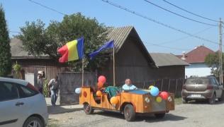 Caleașca motorizată din lemn de brad, pentru nunți speciale