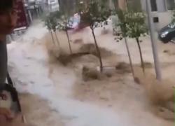 Furtună devastatoare în Madrid. Mai multe staţii de metrou au fost inundate în urma potopului