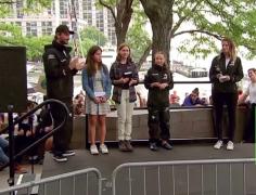 Greta Thunberg a ajuns în New York, după două săptămâni petrecute în Oceanul Atlantic