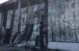 Fumul degajat de la incendiul puternic din București, vizibil de la kilometri distanță